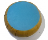 Meditační polštář ZAFU - modrý a okrový