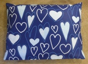 Relaxační pohankový polštář - Modrá romance (30x40cm)