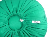 Meditační polštář Zafu - Zelený s červeným drakem - snímatelný potah