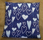 Relaxační pohankový polštář - Modrá romance (40x40cm)