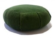 Meditační polštář ZAFU zelený manšestr