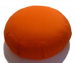 Meditační polštář velký (oranžový) pohled z boku