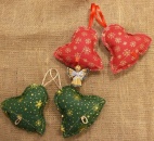 Voňavý vánoční zvoneček - červený a zelený