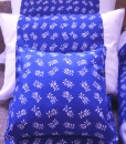 Bylinkový polštář - Bílé kvítky na modré (různé velikosti)