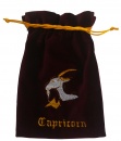 Capricorn - sáček na karty vínový