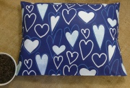 Relaxační pohankový polštář - Modrá romance (30x40cm)