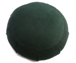 Meditační polštář ZAFU (tmavě zelený manšestr)