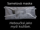 relaxační masky sametové