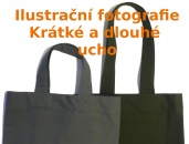 Dlouhé a krátké ucho u tašky