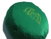 Meditační polštář Zafu - Zelený s ježky
