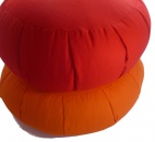 Meditační polštář ZAFU velký - červený a oranžový