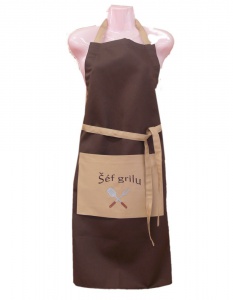 Kuchyňská zástěra pánská - ŠÉF GRILU
