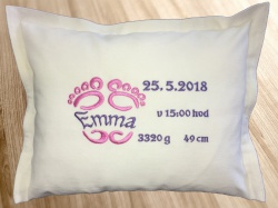 Polštářek pro miminko - pro holčičku i chlapečka