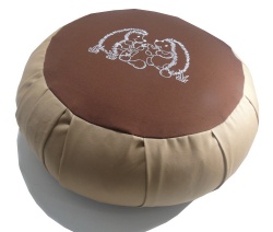Meditační polštář Zafu - Hnědý s ježky