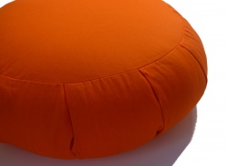 Meditační polštář Zafu - Velký oranžový